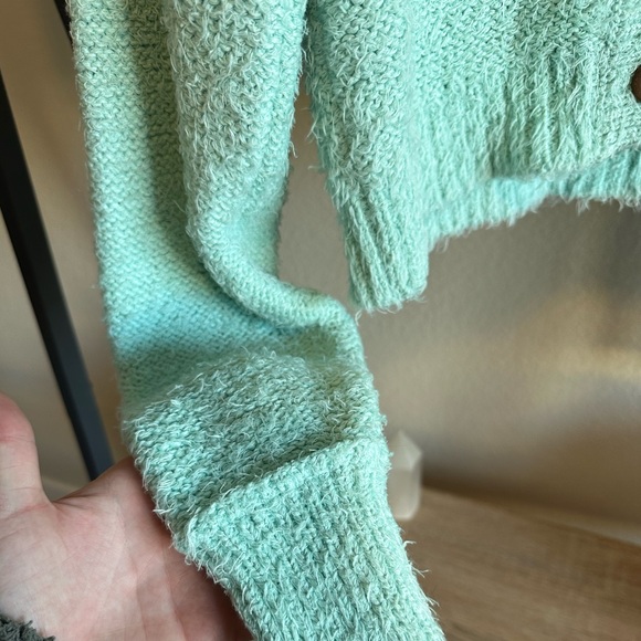 Free People Care FP Brianna Cardi – Eggshell Blue NWOT - Picture 4 of 6